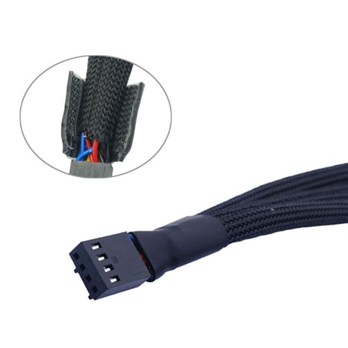 Black Sleeved Temperature Control Fan Cable Cooling System - Photo 10/16