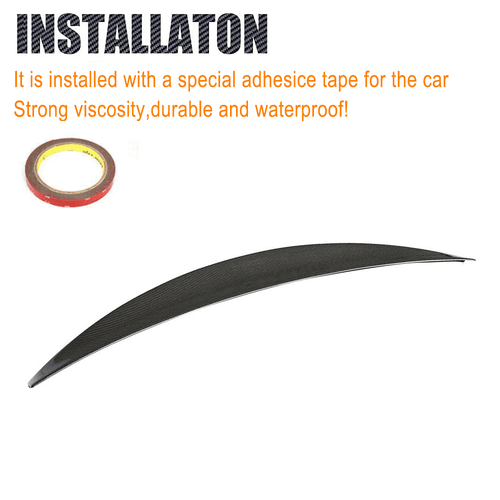 Passt für Audi S4 B8.5 13-16 Carbon Heckspoiler Abrisskante Flügel Spoiler Lippe - Picture 9 of 11