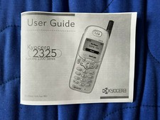 Kyocera 2325 Cell Phone User Guide