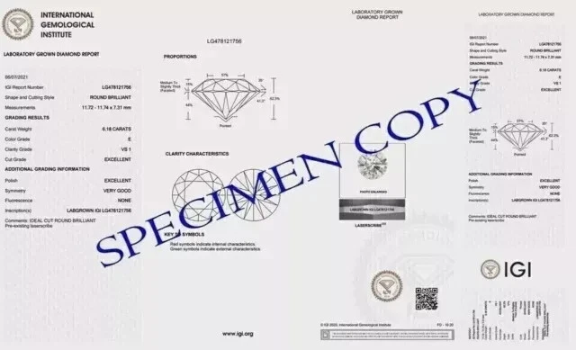 2.40Ct Oval Cut Lab Grown/CVD Diamond Solitaire Engagement 14K Yellow Gold Ring - Image 4 of 4