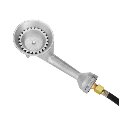 #ad #ad High Propane Pressure Cast Iron Round Burner Head with Orifice Brass Fitting $17.99