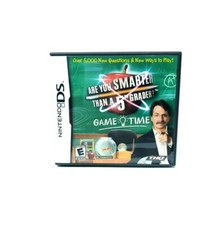 Are You Smarter Than a 5th Grader Game Time (Nintendo DS) Complete CIB