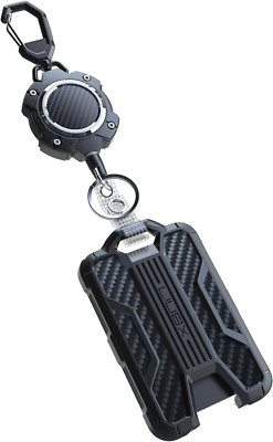 Retractable Badge Holders, Heavy Duty Carabiner Keychain,Durable ID Card Holder