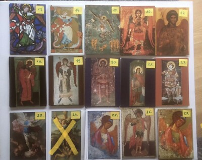 3 Postkarten, Heiliger St. Michael, Erzengel, Schutzpatron, 25 Motive/Auswahl