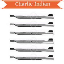 6 Pack Blades 52"/ 54" FITS Bad Boy, Bobcat, Exmark, Kees, Snapper,Toro (2173)