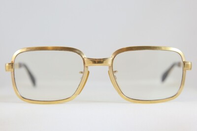 VINTAGE USED METZLER 1/10 12K GOLD FILLED ABF EYEGLASSES MADE IN