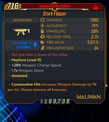 Borderlands 3 🔥Buy 1, Get 1 Free🔥 Any Level 72 SMGs - Any Anointment DLC4 - Picture 170 of 225
