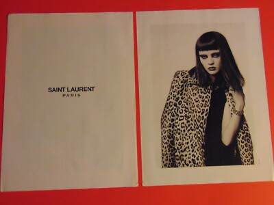 2015 SAINT LAURENT PARIS FASHION Clothing print ad