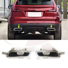 For Cadillac XT4 2024-2025 Stainless Steel LH&RH Side Tail Exhaust Pipe Tip
