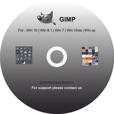 Photo Editing Software GIMP 2022 Premium Digital Image Picture Editor all window