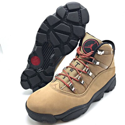NEW* Men NIKE Air Jordan 6 rings WINTERIZED BOOTS BROWN (FV3826