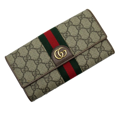 GUCCI Long wallet GG Supreme Disney The 