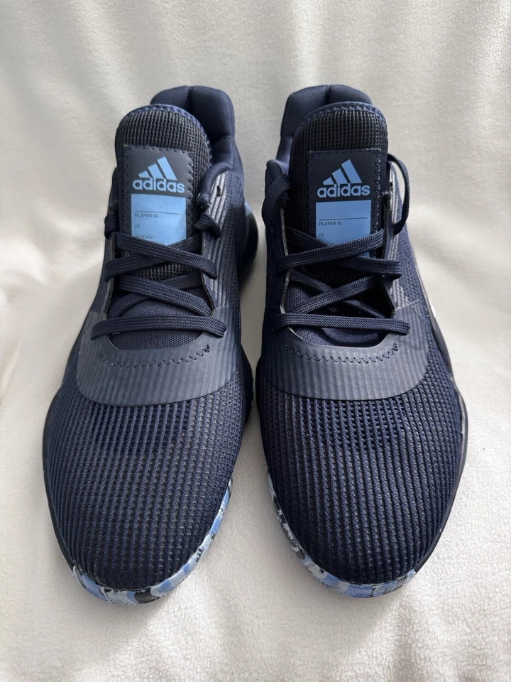 adidas Pro Bounce 2019 Low, F97286, Navy/White, Mens Basketball Shoes, Size 14 - Image 2 of 4