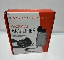 Pocketalker Ultra Duo Pack Amplifier With Single Mini Earbud And Headphone