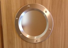 PORTHOLE VISION PANELS FOR DOORS phi 350 mm STAINLESS STEEL