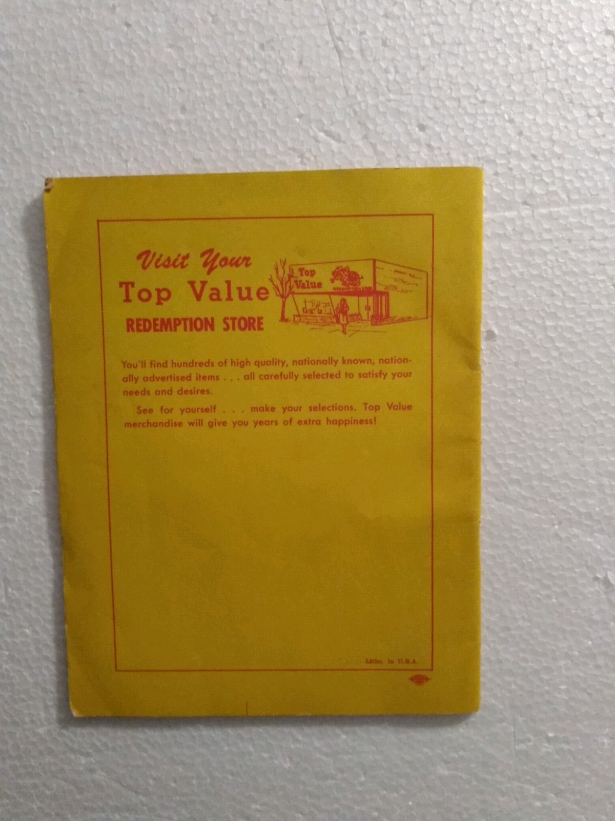 TOP VALUE STAMP BOOK