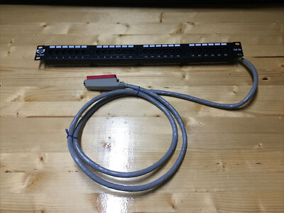 Tuff Jacks Cat5E 24 Ports Patch Panel 19'' UTP C5E