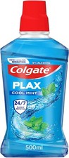 Image of Colgate Plax Cool Mint Antibacterial Mouthwash, 500ml 500 ml (Pack of 1) 
