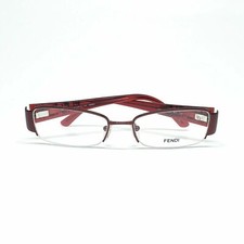 Fendi Optical Eyeglasses F894 617 Red Burgundy Sparkle Size 49-17-130 