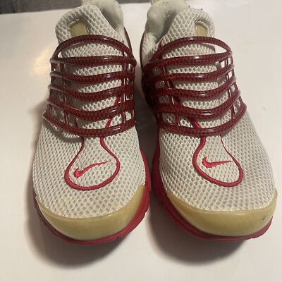 Nike Mens AIR PRESTO Red White Running Sneakers Sz XS Mens 5-7 Women 6.5-8.5