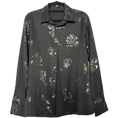 black and rose gold mens dress shirt MANZINI ROME Men's Slim Fit 3-Piece Stretch Spandex Tuxedo Suit Rose Gold 2XL