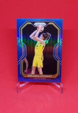 2021 Panini Prizm WNBA #85 Breanna Stewart Blue Prizm /149 Seattle Storm 