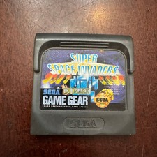 Super Space Invaders Sega Game Gear Video Game Cartridge Retro Domark 1991