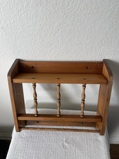 Handmade Cottage Core Wood Shelf With Towel Bar 12  Wide 10  Tall
