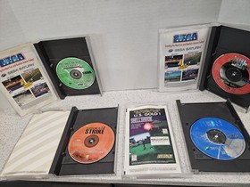 Sega Saturn Model 2 MK-8000A W/ 13 Games, Backup Cart, Controller And Cables