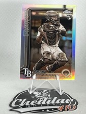 2025 Topps Chrome Sepia Refractor Logan Driscoll Rays Rookie # 185