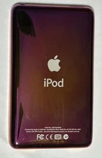 Back Cover Chrome silver Back Panel for iPod Classic 5th / 6th/7th Generation