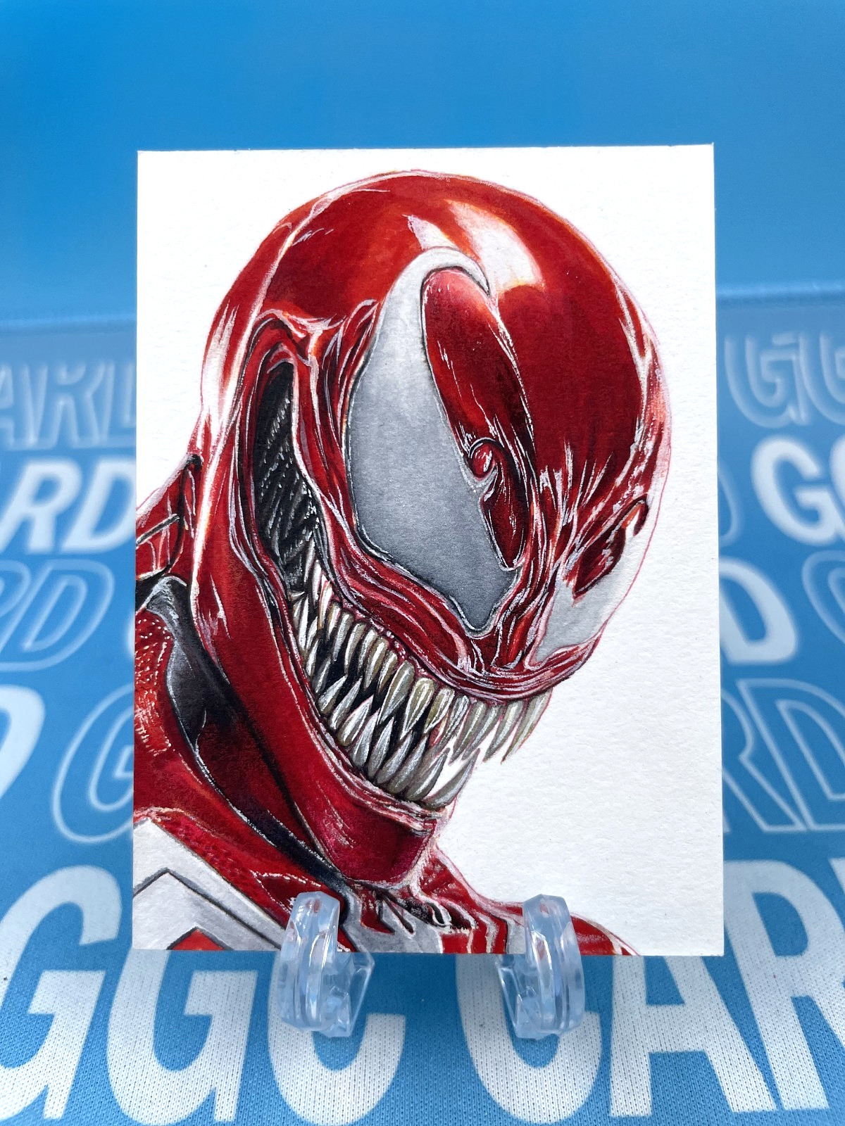 【Gloden Card】GGC Studio Marvel Carnage Artist Hand Drawn Sketch Card 1/1