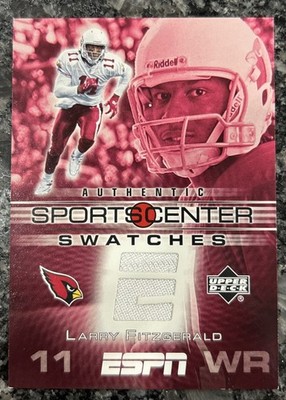 Larry Fitzgerald 2005 Upper Deck ESPN Sportscenter Swatches #SCS-LF HOF