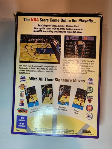 Lakers vs. Celtics and the NBA Playoffs (Sega Genesis, 1990) - Picture 4 of 4