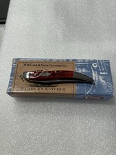 CASE XX  SFO 2008 SMOOTH OLD RED SMALL TEXAS TOOTHPICK KNIFE KNIVES