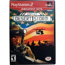 Conflict Desert Storm Greatest Hits - Sony Playstation 2 PS2 Tested Authentic