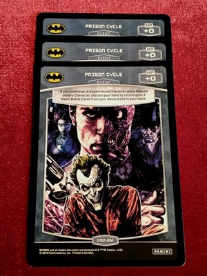 2018 Panini MetaX - Batman TCG #U82-BM (x3) PRISON CYCLE - Joker - Unplayed Mnt+