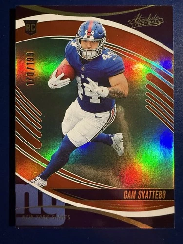 2025 Panini Absolute Cam Skattebo Base (RAW)