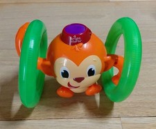 Bright Starts Roll Glow Monkey Toy Play To Learn Lights Baby Crawling Musical