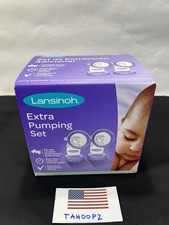 NEW Lansinoh Extra Pumping Set works with Double Electric Breast Pump SEALED