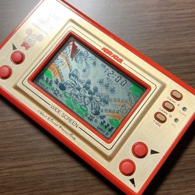 NINTENDO GAME AND & WATCH Mickey Mouse 1981 Wide Screen From Japan Very Rare
