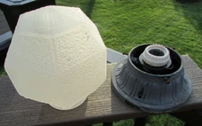 Antique Lincoln Industrial Light Fixt (30s-50s?) #10613: Ex. Shape - Not Tested