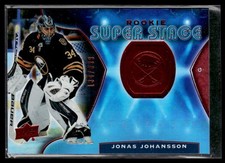 2020-21 Upper Deck Trilogy Rookie Super Stage Jonas Johansson Buffalo Sabres