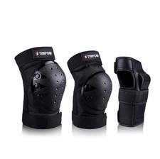 Knee Pads For Kids/Adult Elbows Pads Wrist Guards 3 In 1 Protective Sz L See Pic