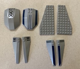 Star Wars 8036 Separatist Shuttle Parts Pieces And Manual
