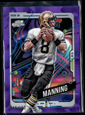 Archie Manning - 2024 Topps Chrome Cosmic Football #64 Purple Nebula Refractors 