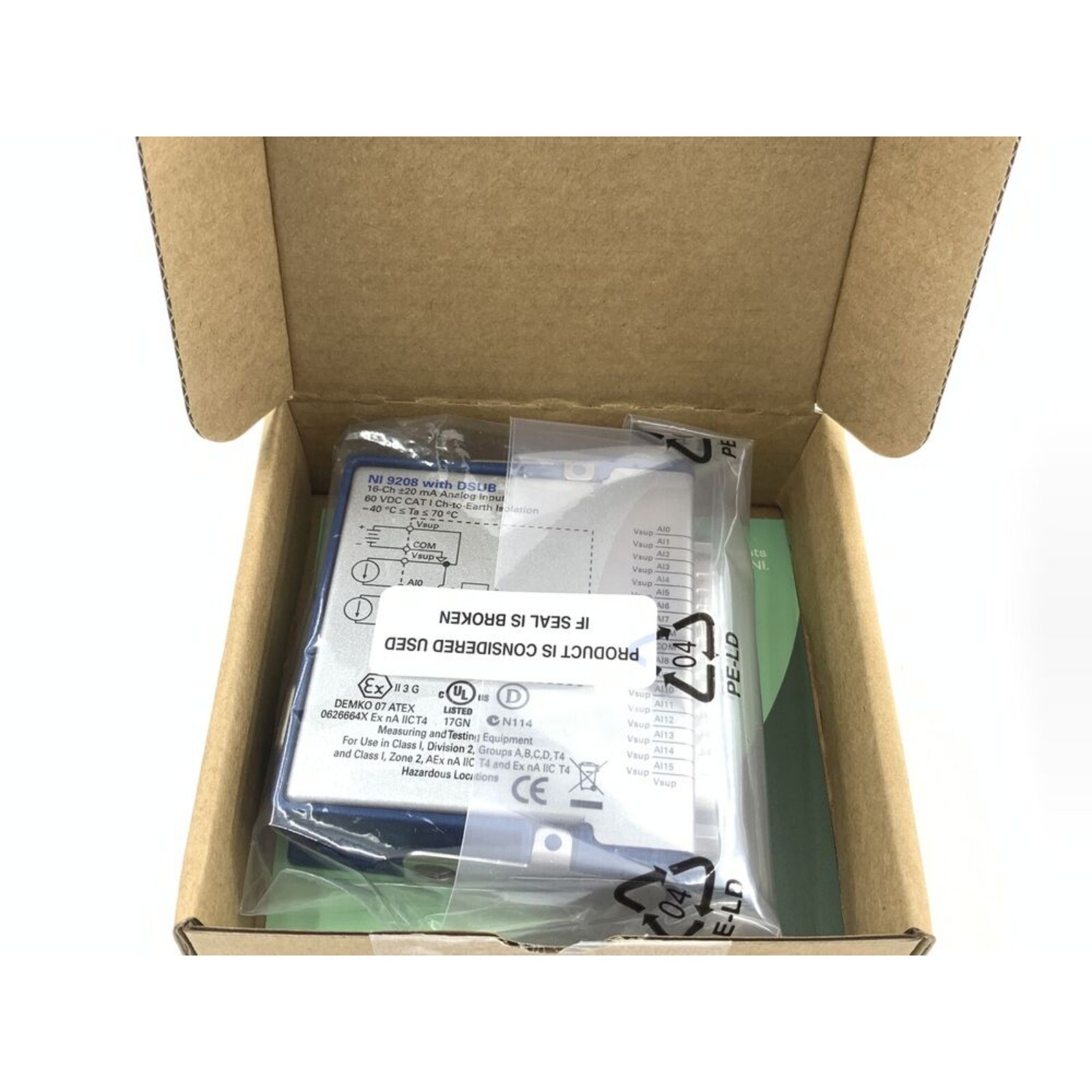 Labview Learn NEW National Instruments NI 9208 NI-9208 Current Input Module | eBay