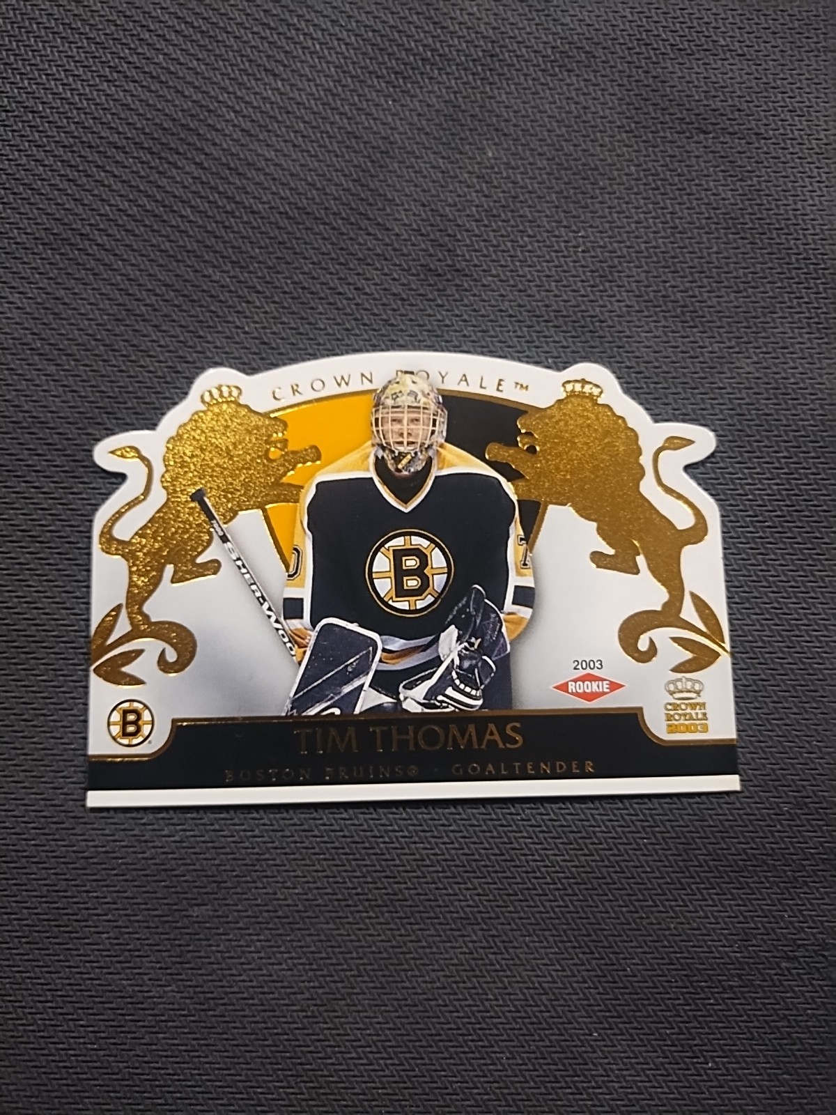 2002-03 Pacific Crown Royale Tim Thomas #104 Rookie Boston Bruins RC /2299🏒🏒💥