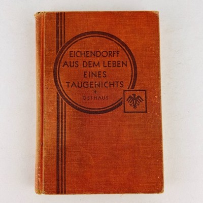 Aus Dem Leben Eines Taugenichts 1892 Printing Edition Joseph Freiherr von Eichen