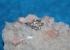 Clear Stone Sterling Silver Ring